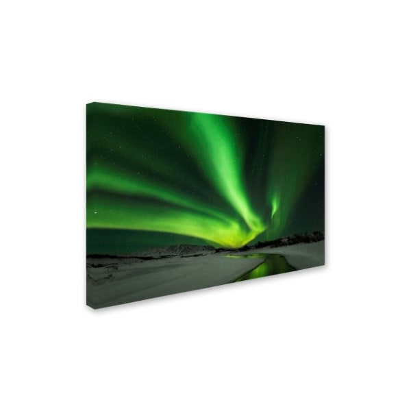 Bragi Ingibergsson 'Aurora Borealis' Canvas Art,16x24